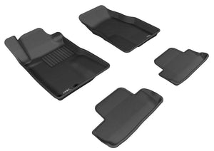 3D MAXpider 2017-2020 fits Honda Ridgeline Kagu 3rd Row Floormats - Black