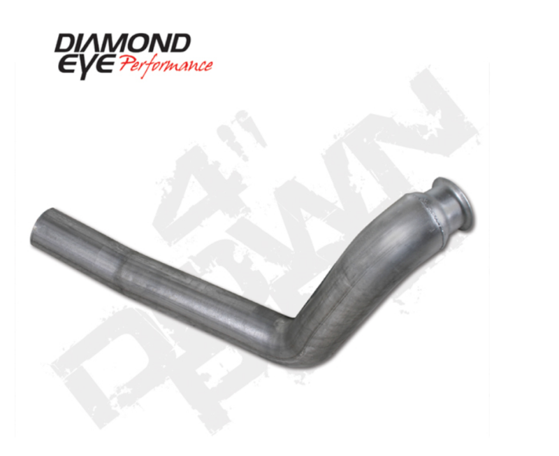 Diamond Eye Performance 124011 Diamond Eye 00-03 fits Ford 7.3L Diesel E-Series Van w/ Auto Trans/ Non-Catalyst 4in Aluminum Downpipe