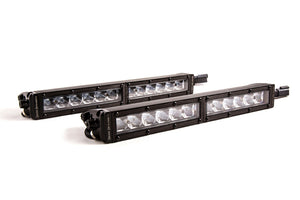 Diode Dynamics DD5015P 12 In LED Light Bar Single Row Straight Clear Driving (Pair) Stage Series