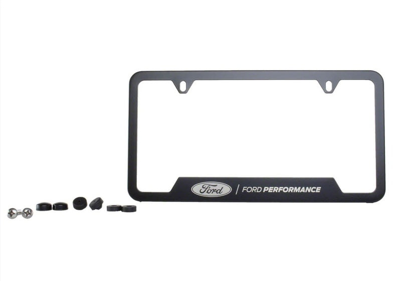 fits Ford Racing M-1828-SS304BK Stainless Steel fits Ford Performance License Plate Frame - Black