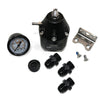 DeatschWerks 6-2000-FRB-108 DWR2000 AFPR + Pressure Gauge Fittings-Black