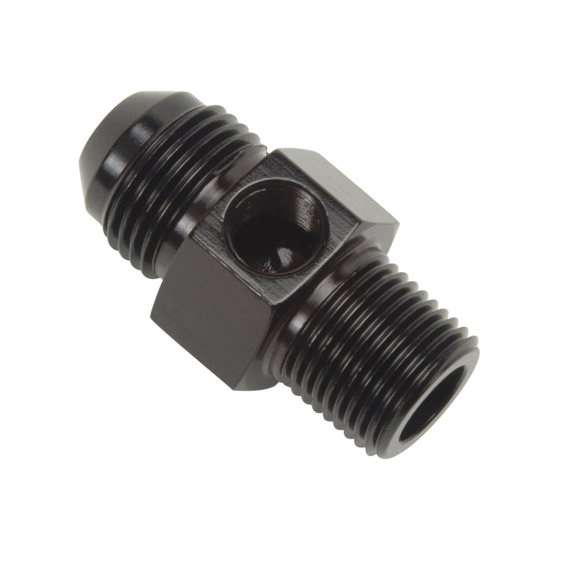 Russell 670083 Performance -6 AN Flare to 3/8in Pipe Pressure Adapter (Black)