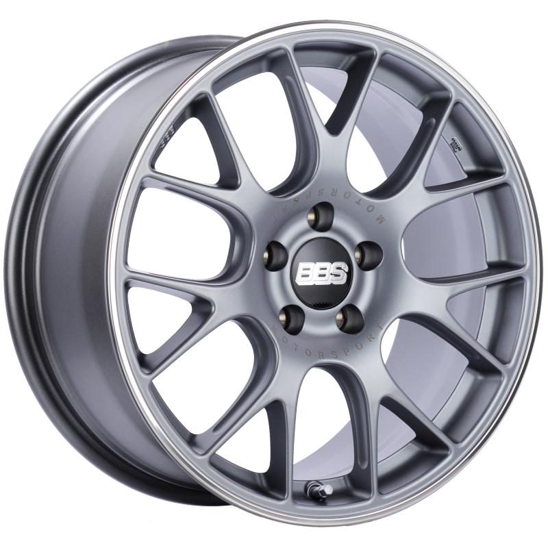 BBS CH146TIPO CH-R 18x8.5 5x112 ET38 Satin Titanium Polished Rim Protector Wheel -82mm PFS/Clip Required