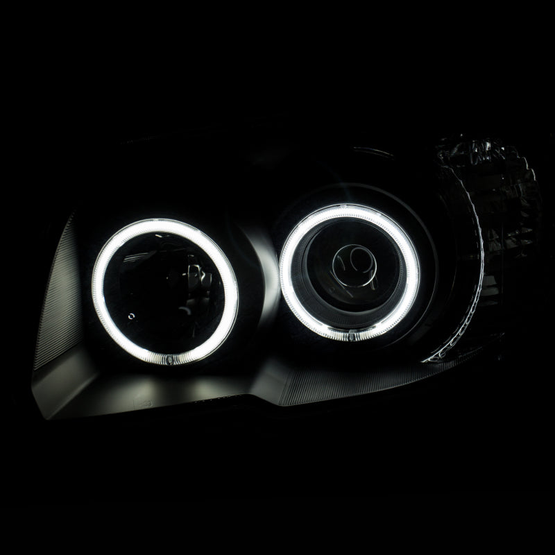 ANZO 111320 2009 fits Toyota 06-20 4Runner Projector Headlights w/ Halo Black