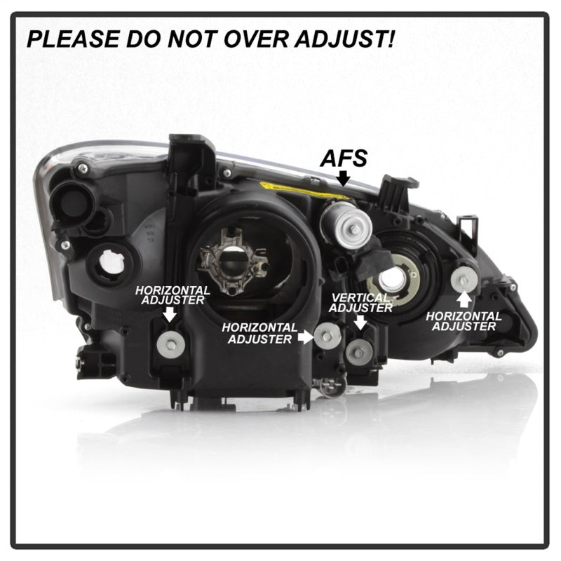 SPYDER 9943294 xTune fits Lexus ES350 Driver Side HID/AFS Headlight OEM Left