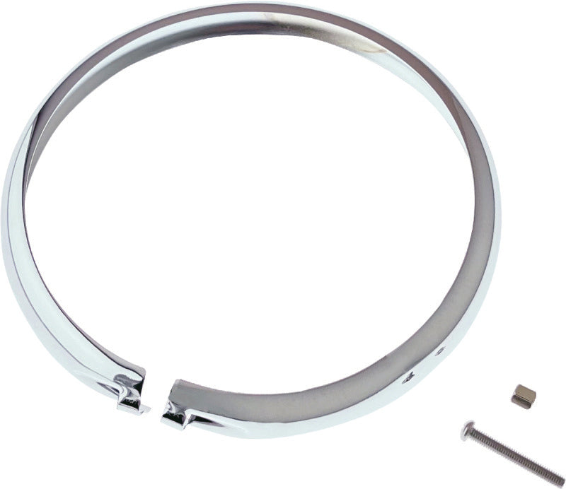 Bikers Choice 666857 5-3/4 Headlight Replcement Chrome Trim Ring