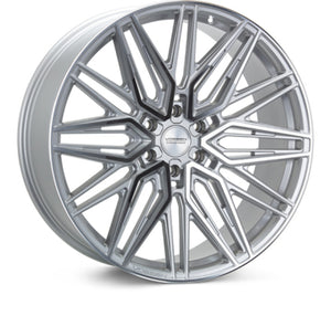 Vossen HF6-5 22x10 - 6x135 - ET-18 - Super Deep Face - 87.1 - Silver Polished Wheel