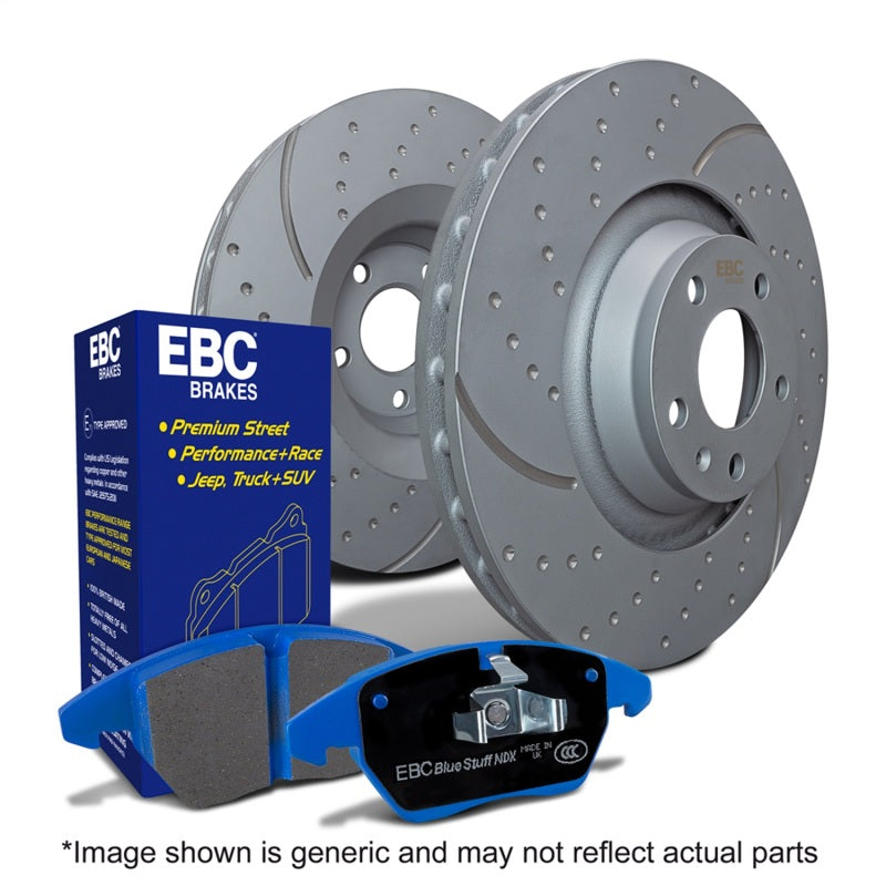 EBC S6KF1307 S6 Brake Pad and Rotor Kit