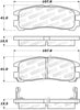 Stoptech 308.03831 Street Brake Pads
