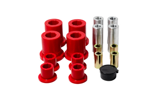 Energy Suspension 5.3149R 10-18 fits Dodge Ram 1500 2WD Front Control Arm Bushing Set - Red