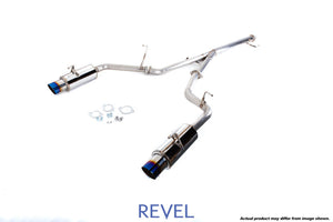Revel T90034KR Medallion Touring-S Catback Exhaust - Dual Muffler/ Blue Tip 90-9