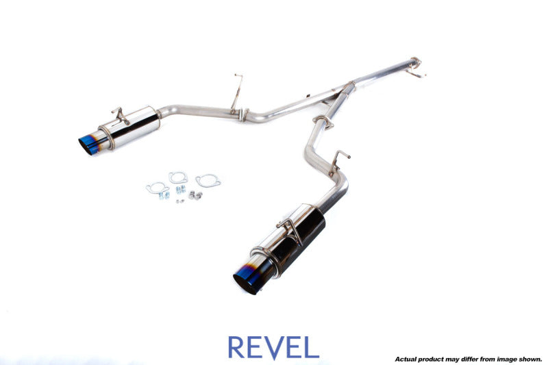 Revel T90034KR Medallion Touring-S Catback Exhaust - Dual Muffler/ Blue Tip 90-9