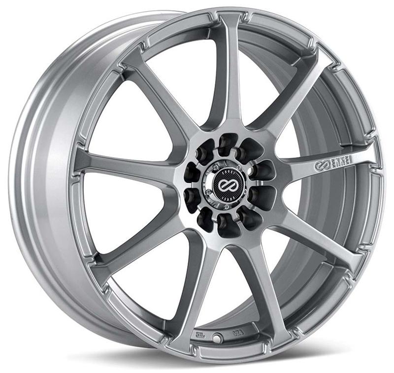 Enkei 441-780-0238SP EDR9 17x8 5x100/114.3 38mm Offset 72.6 Bore Diameter - Silver Wheel
