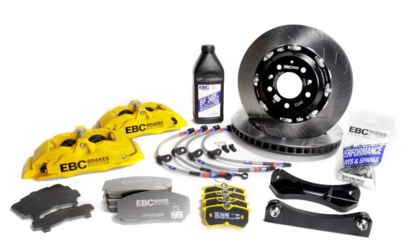 EBC BBK007YEL-1 Racing Ford Fiesta (Mk7) Yellow fits Apollo 15-17-4 Calipers 300mm Rotors Front Big Brake Kit