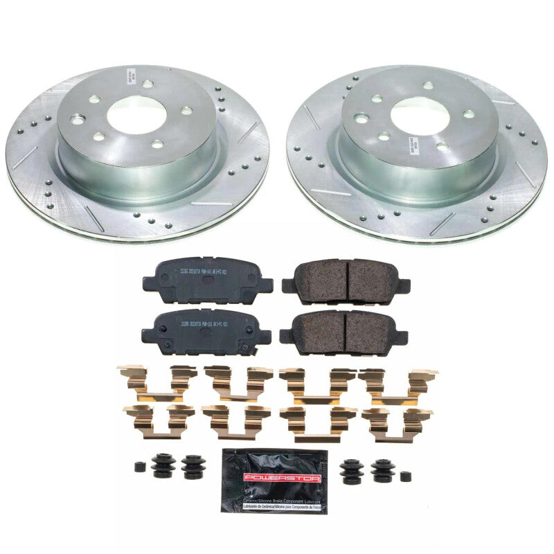 Power Stop K9064 08-09 fits Infiniti EX35 Rear Z23 Evolution Brake Kit