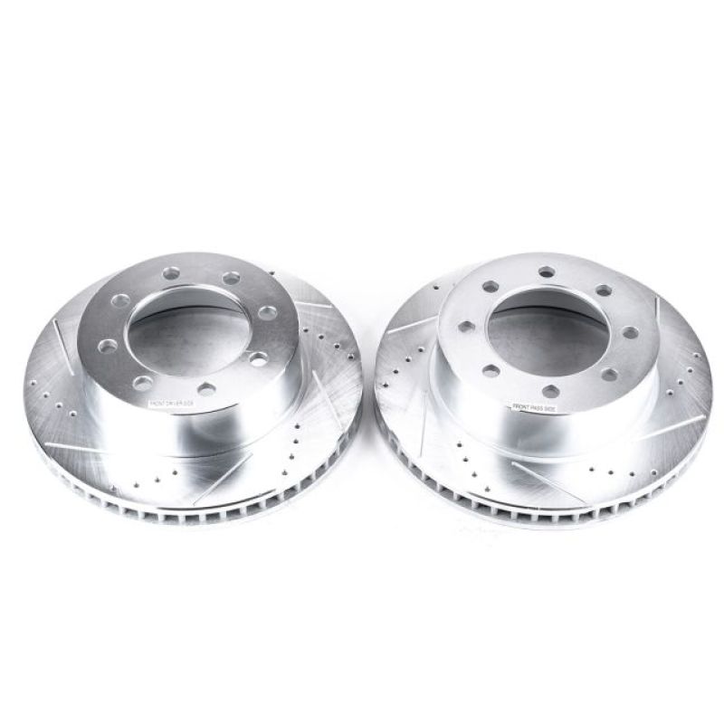 PowerStop AR8771XPR 03-08 fits Dodge Ram Front Drilled & Slotted Rotor - Pair