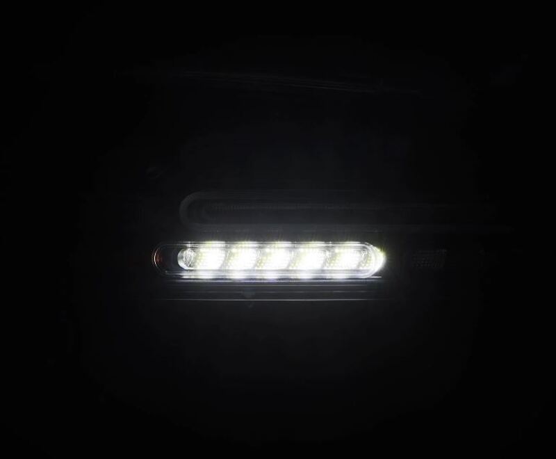 AlphaRex 691012 23-25 fits Nissan Z Nova-Series Quad-Loop Style Prismatic LED Tail Lights - Blk