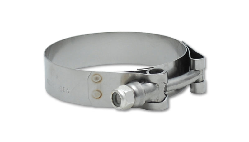 Vibrant 27803 Stainless Steel T-Bolt Clamps - Clamp Range 1.65in-1.89in (2 Pack)