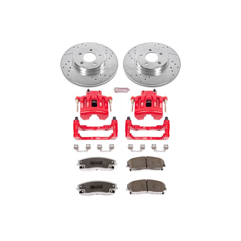 PowerStop KC1714 fits Chrysler 300 Front Z26 Street Warrior Brake Kit w/Calipers