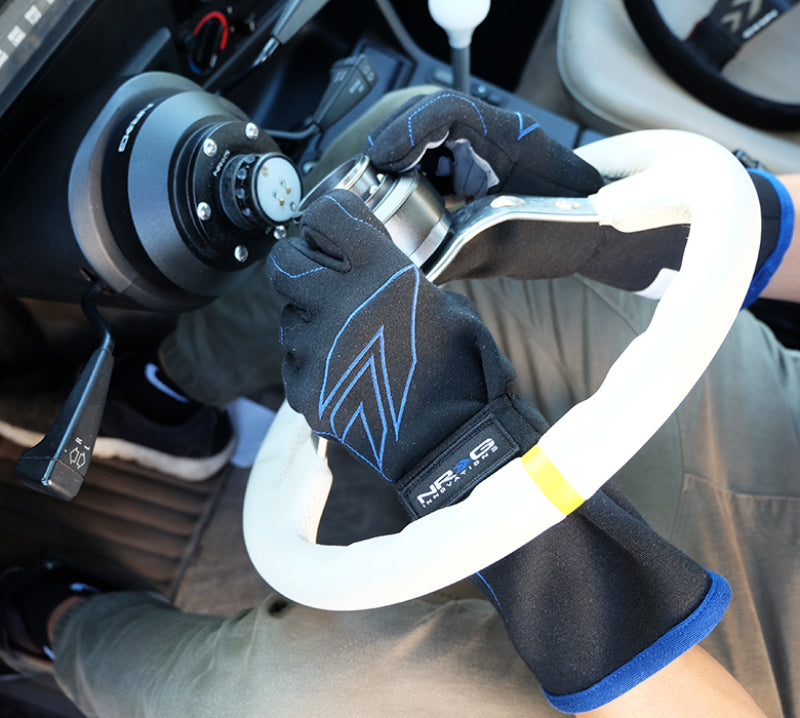NRG GS-500BK-L Racing Gloves SFI 3.3 / 5 Approved - Large