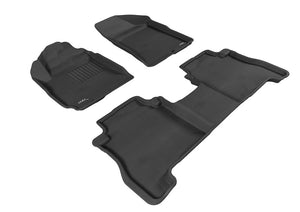 3D MAXpider 2007-2010 fits Hyundai Elantra Kagu 1st Row Floormat - Gray