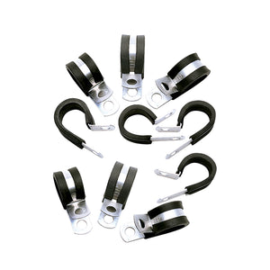Russell 650980 Performance Cushion Clamps - Holds -6 AN Hose (10 pcs.)