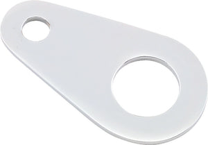 Bikers Choice 492790 Chrome Custom Single Hole Universal Ignition Switch Bracke