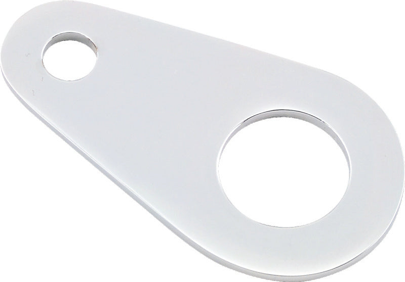 Bikers Choice 492790 Chrome Custom Single Hole Universal Ignition Switch Bracke