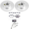 Power Stop 16-19 Land Rover Range Rover Evoque Rear Z36 Coated Truck & Tow Brake Kit