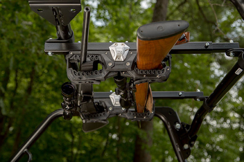 Seizmik 7300 04+ A Cat/ Hon/JD/ Kaw/ Pol/ Suz/ Yam OHGR 2 Gun Rack 1.75 Clamp