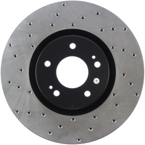 Stoptech 128.46064R 03-06 Mitsubishi Lancer Evo AWD Drilled Right Front Rotor