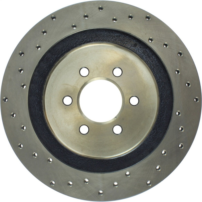 Stoptech 128.63037CL 92-02 Dodge Viper Drilled Rear Left Cryo Rotor