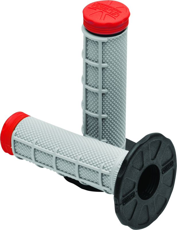 ProTaper 24860 Tri Density MX 1/2 Waffle Grips - Red