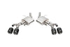 CORSA Performance 21319CF Corsa 22-25 fits Cadillac CT4 V Blackwing 3in Active Valve Axle-Back - 4.5in Carbon Fiber Polished Tip