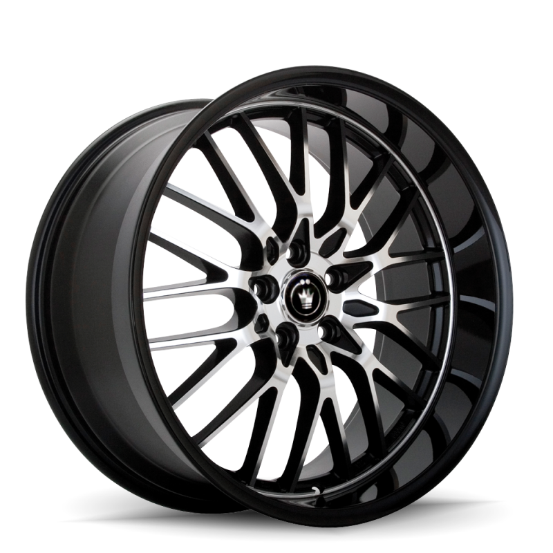 Konig LA67D08405 Lace 16x7 8x100/108 ET40 Black/Machine Spoke