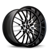 Konig LA67D08405 Lace 16x7 8x100/108 ET40 Black/Machine Spoke