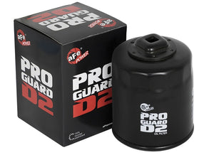 aFe 44-LF014 ProGuard D2 Oil Filter w/ 3/8in Ratchet Drive to Remove Filter 07-11 fits Jeep Wrangler JK V6-3.8L