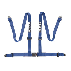 SPARCO 04604BV1AZ Belt 2 Inch Blue 4Pt Bolt-In
