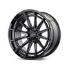 Vossen HFX-5 - 24x10 - 6x139.7 - ET3 - Deep Face - 106.1 - Gloss Black Wheel