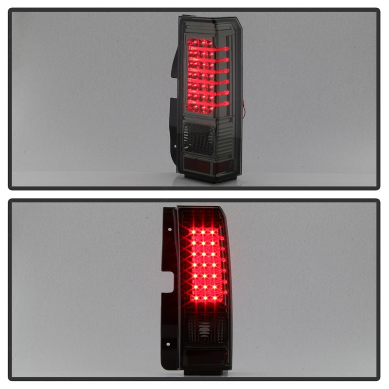 5013064 Xtune fits Hummer 06-09 H3 ( Non H3T ) LED Tail Lights Smoke ALT-ON-HH