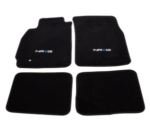 NRG FMR-500NRG Floor Mats - 03-05 fits Evo 8 (NRG Logo) - 4pc.