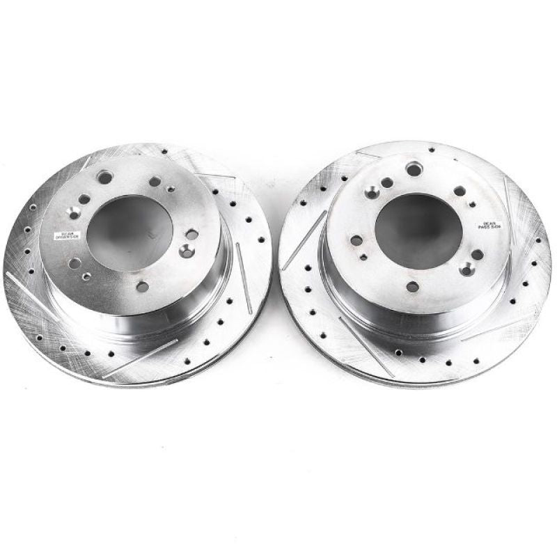 PowerStop fits Kia 07-09 Sorento Rear Evolution Drilled & Slotted Rotors - Pair