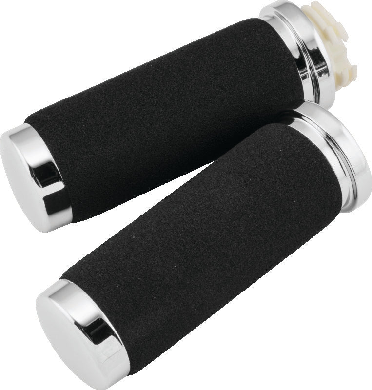 Bikers Choice 491310 81-Up Big Twin & XL With Dual Cable Black Cushion Grips Wi