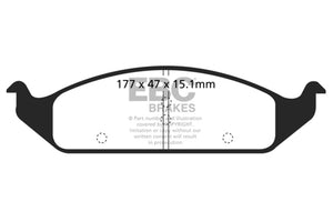 EBC UD650 95-97 fits Chrysler Cirrus 2.4 (14in Wheels) Ultimax2 Front Brake Pads