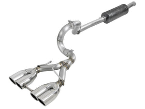 AFE 49-38071-P Series 2.5in. 304 SS C/B Exhaust System 2018 fits Jeep Wrangler
