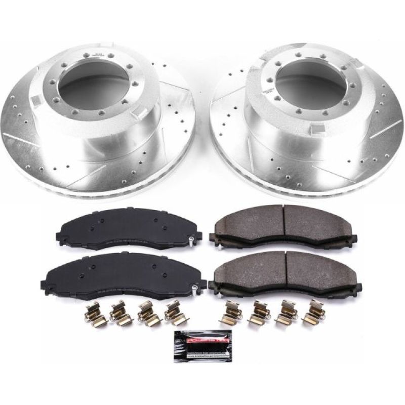 PowerStop K7424-36 fits Ford F-550 Super Duty Rear Z36 Truck & Tow Brake Kit