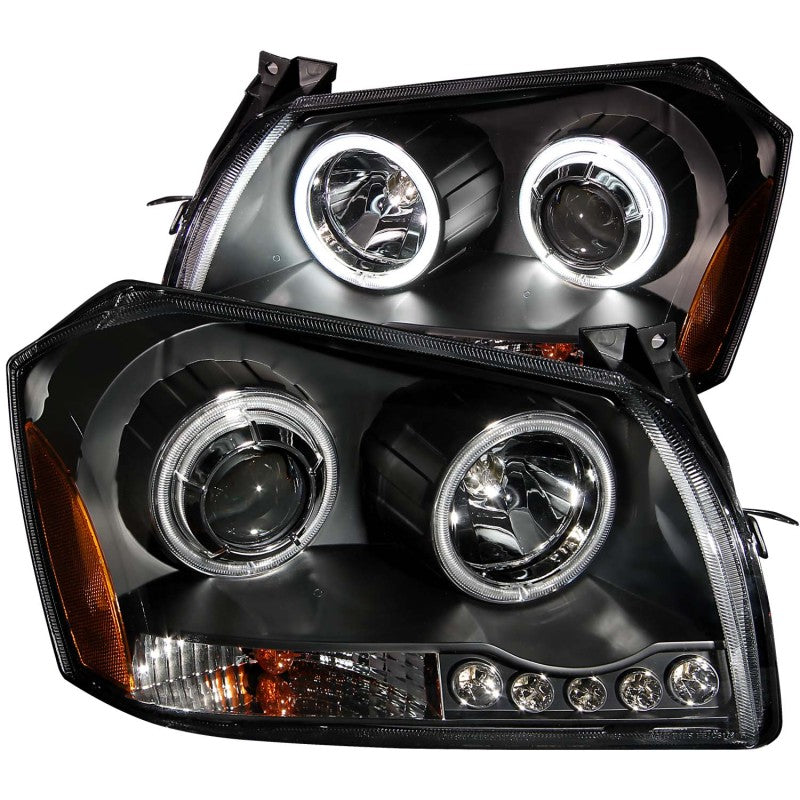 ANZO 121220 2007 fits Dodge 05-20 Magnum Projector Headlights Black