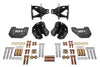 BMR CCK743H Mustang Rear Coilover Conversion Kit w/ Control Arm Bracket - Black Hammertone