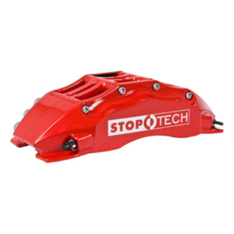 StopTech 82.242.6100.71 fits Dodge 09-15 Challenger Front BBK w/ Red ST-60 Calipers Slotted Rotors