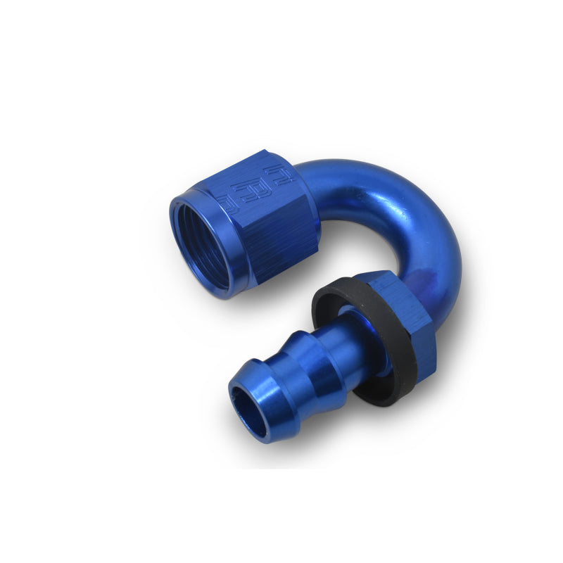 Russell 626060 Performance -6 AN Twist-Lok 180 Degree Hose End (9/16in Radius)